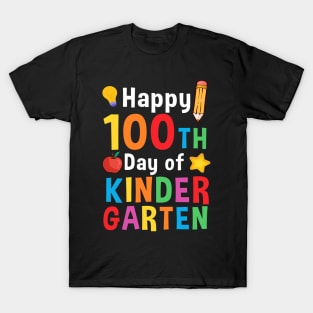 Happy 100th Days of Kindergarten T-Shirt